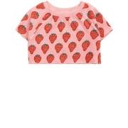 Bobo Choses Strawberry Kortärmad Croppad Sweatshirt Rosa 2-3 år
