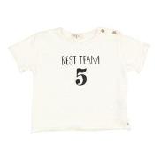 búho Best Team T-shirt Gräddvit 9 mån