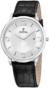 Festina Herrklocka F6806-1 Classic Silverfärgad/Läder Ø40 mm