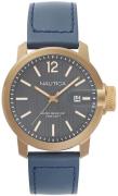 Nautica Herrklocka NAPSYD004 Sydney Grå/Läder Ø44 mm