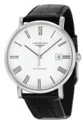 Longines Herrklocka L4.910.4.11.2 Grande Classique Vit/Läder Ø39 mm