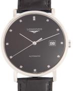 Longines Herrklocka L4.910.4.57.2 Elegant Svart/Läder Ø39 mm