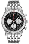 Breitling Herrklocka AB0121211B1A1 Navitimer 01 Svart/Stål Ø43 mm