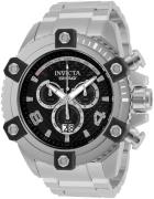 Invicta Herrklocka 33725 Shaq Svart/Stål Ø60 mm