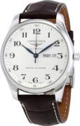 Longines Herrklocka L2.920.4.78.3 Master Silverfärgad/Läder Ø42 mm