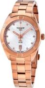 Tissot Damklocka T101.910.33.116.00 Pr 100 Vit/Roséguldstonat stål