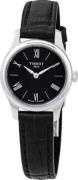 Tissot Damklocka T063.009.16.058.00 Tradition Svart/Läder Ø25 mm