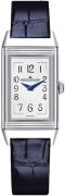 Jaeger LeCoultre Damklocka 3358420 Reverso Silverfärgad/Läder