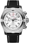 Breitling Herrklocka A133751A1A1X2 Avenger Chronograph 48 Vit/Läder