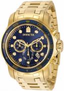 Invicta Herrklocka 35397 Pro Diver Blå/Gulguldtonat stål Ø48 mm