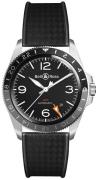 Bell & Ross Herrklocka BRV293-BL-ST-SRB Vintage Svart/Gummi Ø41