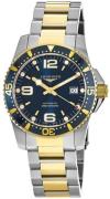 Longines Herrklocka L3.742.3.96.7 Hydroconquest Blå/Gulguldtonat