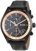 Hugo Boss Herrklocka 1513550 Svart/Läder Ø44 mm