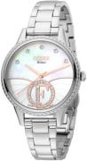 Ferrè Milano Damklocka FM1L167M0051 Donna Lucia Vit/Stål Ø34 mm