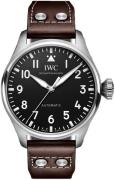 IWC Herrklocka IW329301 Big Pilot Svart/Läder Ø43 mm