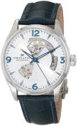 Hamilton Herrklocka H32705651 Jazzmaster Silverfärgad/Läder Ø42 mm