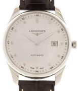 Longines Herrklocka L2.893.4.77.3 Master Silverfärgad/Läder Ø42 mm