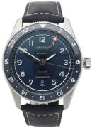 Longines Herrklocka L3.812.4.93.2 Spirit Zulu Time Blå/Läder Ø42 mm