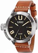 U-Boat Herrklocka 8105 Classico Svart/Läder Ø47 mm