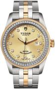 Tudor Damklocka M53023-0021 Glamour Date Gulguldstonad/Gulguldtonat