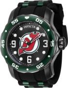 Invicta Herrklocka 42653 NHL Svart/Stål Ø48 mm