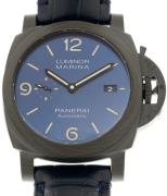 Panerai Herrklocka PAM01664 Luminor Blå/Läder Ø44 mm