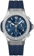 Hublot Herrklocka 301.SX.710.RX Big Bang 44mm Blå/Gummi Ø44 mm