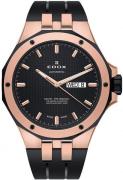 Edox Herrklocka 88005-357RNCA-NIR Delfin Svart/Gummi Ø43 mm