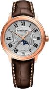 Raymond Weil Herrklocka 2239-PC5-00659 Maestro Silverfärgad/Läder