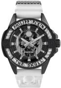 Philipp Plein Herrklocka PWAAA1822 The Skull Svart/Gummi Ø44 mm