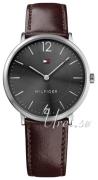 Tommy Hilfiger Herrklocka 1710352 Ultra Slim Grå/Läder Ø40 mm