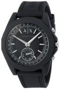 Armani Exchange Smart Herrklocka AXT1001 Svart/Gummi Ø43 mm