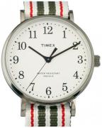 Timex 99999 Herrklocka TW2T98100LG Vit/Textil Ø37 mm