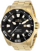 Invicta 99999 Herrklocka 30515 Svart/Gulguldtonat stål Ø53 mm