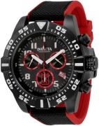 Invicta Jason Taylor Herrklocka 33217 Svart/Gummi Ø51 mm