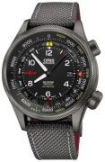 Oris Aviation Herrklocka 01 733 7705 4264-Set5 23 16GFC Svart/Läder