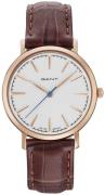 Gant Stanford Damklocka GT021003 Vit/Läder Ø36 mm