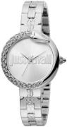 Just Cavalli 99999 Damklocka JC1L097M0065 Silverfärgad/Stål Ø32 mm