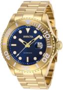 Invicta Pro Diver Herrklocka 27307 Blå/Gulguldtonat stål Ø47 mm