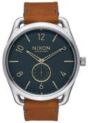 Nixon 99999 Herrklocka A4652186-00 Blå/Läder Ø45 mm