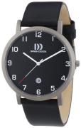 Danish Design Dress Herrklocka 3316327 Svart/Läder Ø40 mm