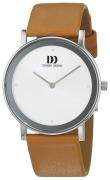 Danish Design Classic Damklocka 3324575 Vit/Läder Ø34 mm