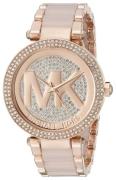 Michael Kors Parker Damklocka MK6176 Roséguldstonad/Roséguldstonat