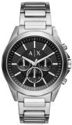 Armani Exchange Drexler Herrklocka AX2600 Svart/Stål Ø44 mm