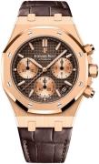 Audemars Piguet Royal Oak Herrklocka 26239OR.OO.D821CR.01 Brun/Läder