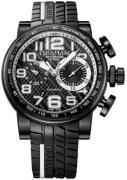 Graham Silverstone Stowe Herrklocka 2BLDC.B34A Svart/Gummi Ø48 mm