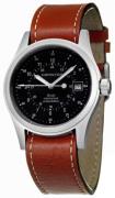 Hamilton Herrklocka H91459533 Khaki Svart/Läder Ø38 mm