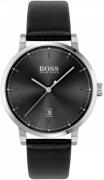 Hugo Boss Herrklocka 1513790 Svart/Läder Ø42 mm