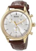 Hugo Boss Herrklocka 1513545 Chronograph Silverfärgad/Läder Ø42 mm