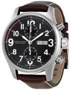 Hamilton Herrklocka H71716533 Khaki Field Svart/Läder Ø44 mm